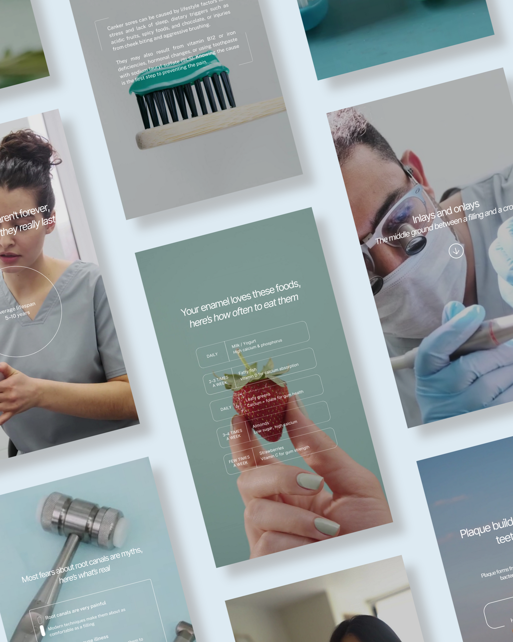 Dentist Instagram Reel Templates (Canva Editable)