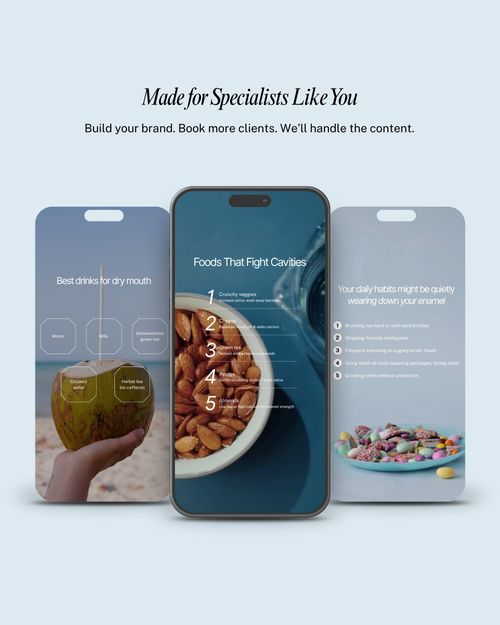 Dentist Instagram Reel Templates (Canva Editable)