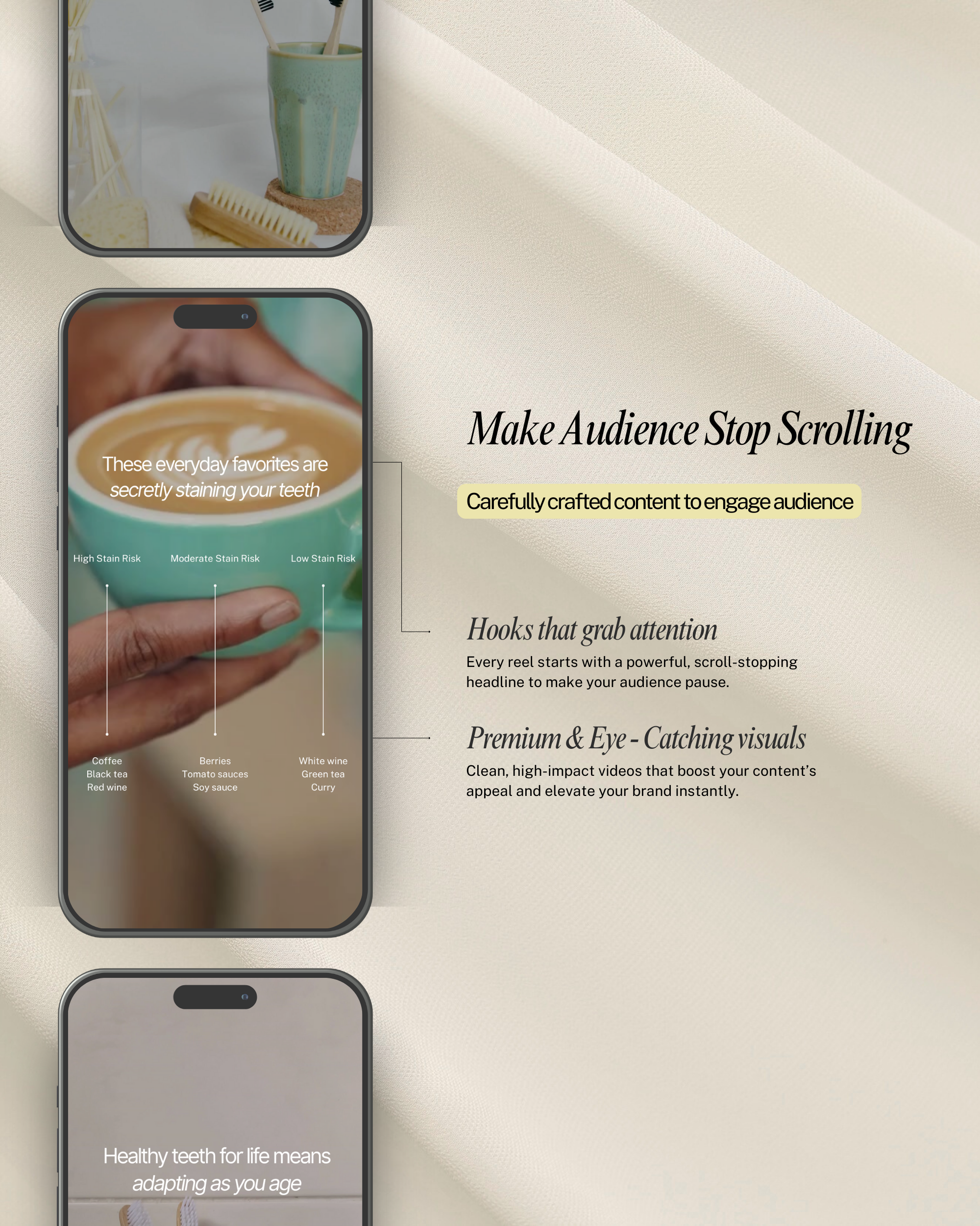 Dentist Instagram Reel Templates (Canva Editable)